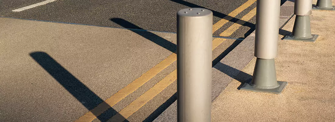 Custom Retractable Barrier Column Installations in Dania Beach, FL